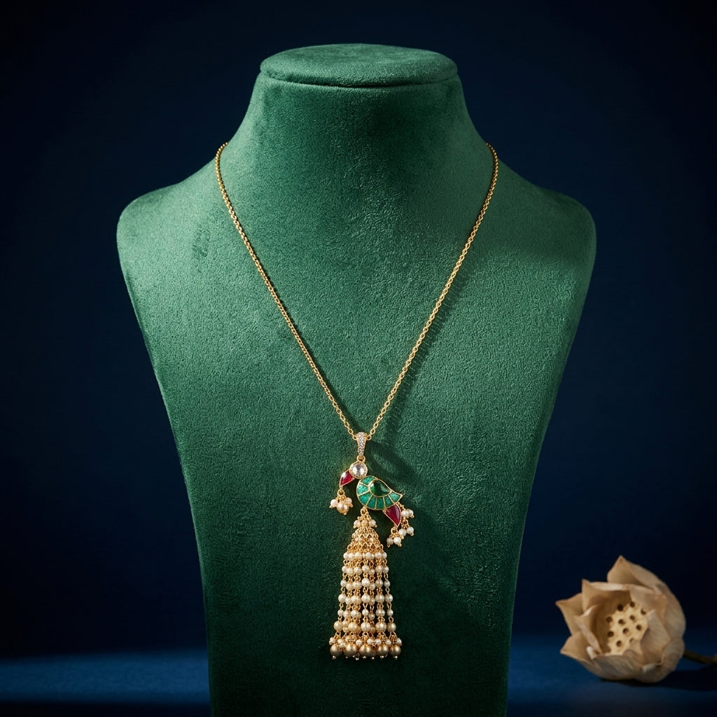 Multi Floral Necklace Set - Mannequin