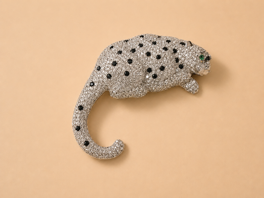 Multi Leopard Brooch
