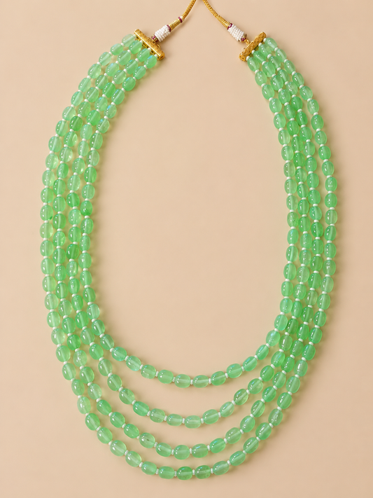 Mint Green Multi-Strand Groom Mala